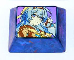 Honkai: Star Rail, Firefly, 1.25U titanium alloy carved keycaps, personalized keycaps for anime and game character peripherals