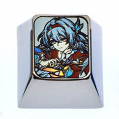 Firefly, Three techniques, 1U titanium alloy personalized keycaps, metal decorative keycaps around anime and game characters.