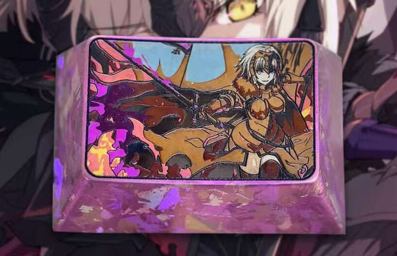 Fate/Grand Order, Alter, 1.5U titanium alloy personalized keycaps, anime and game cultural and creative peripheral products, mechanical keyboard decorative keycaps