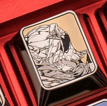 Zenless Zone Zero, January December photo guide, 1U titanium alloy personalized keycaps, anime and game metal carving creative decorative keycaps
