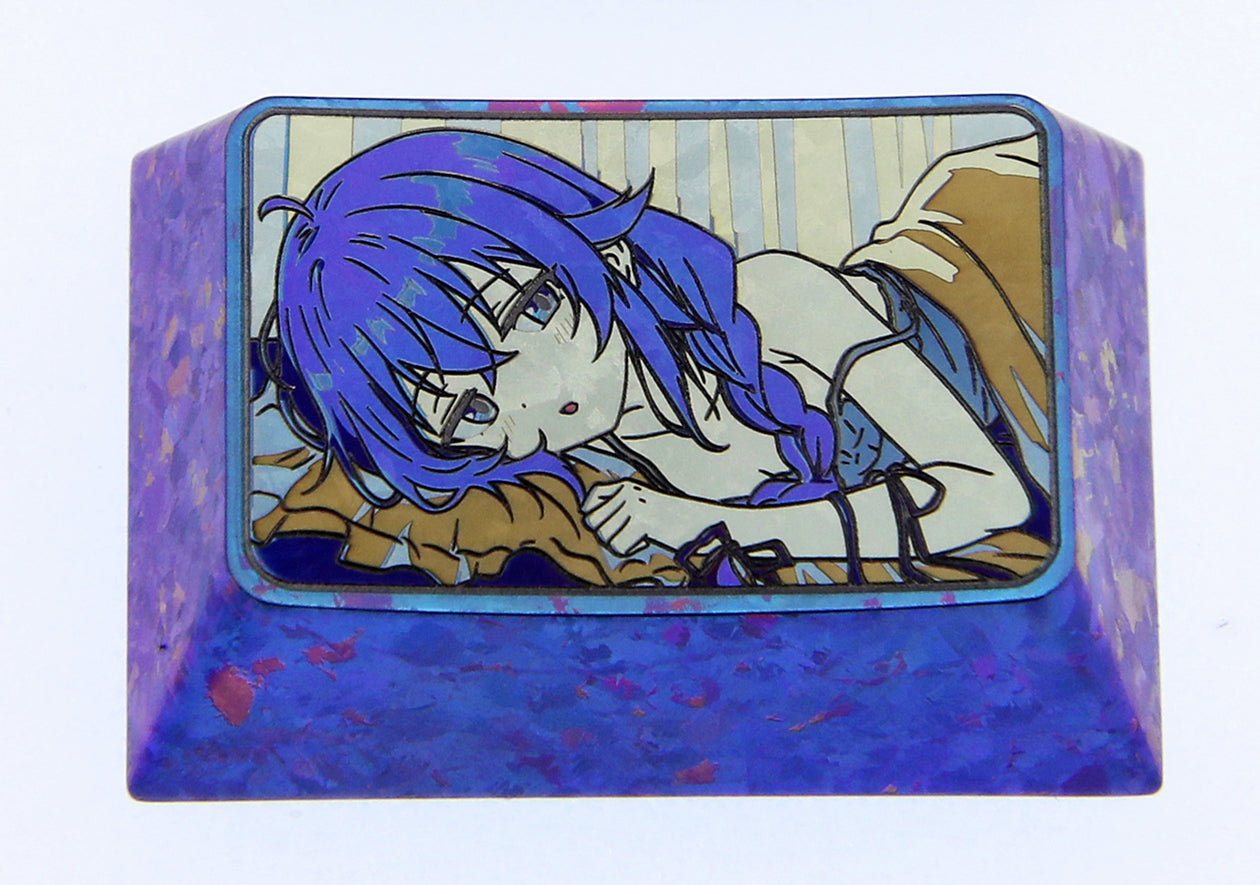 Mushoku Tensei, Roxy, 1.5U titanium alloy personalized keycaps, anime and game character keycaps