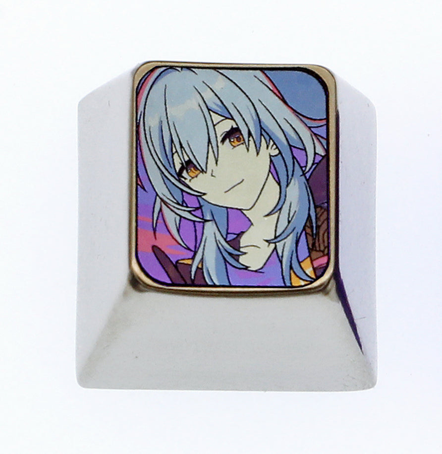 Honkai: Star Rail1U Titanium Alloy Personalized Keycaps, Anime Game Character Decorative Keycaps