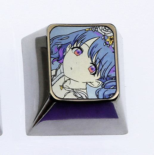 THE  iDOLM@STER SHINY COLORS, 1U titanium alloy carved personalized keycaps, mechanical keyboard metal decorative keycaps