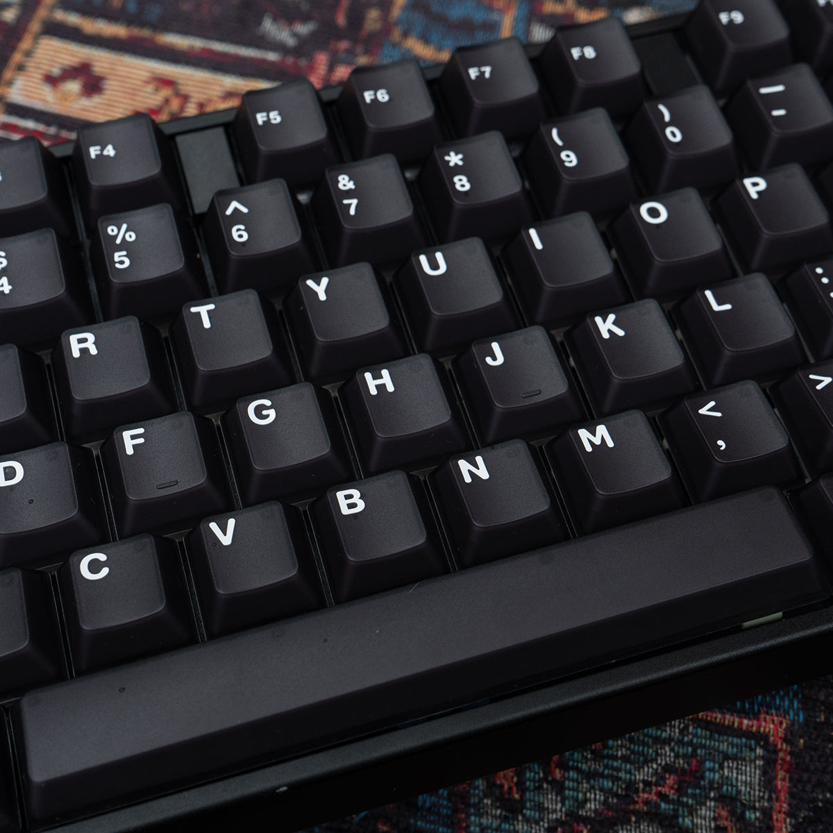 Semi transparent black gold/blue/black/blue/purple mechanical keyboard keycaps ABS two-color molding, original factory high