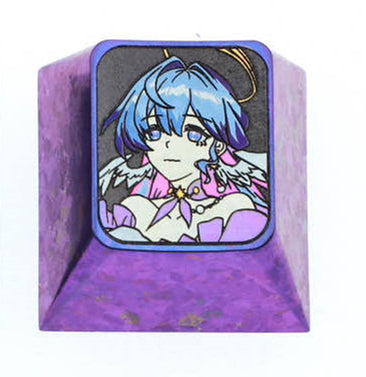 Honkai: Star Rail, Robin1U titanium alloy personalized keycaps, metal carving art creative keycaps around anime and game characters