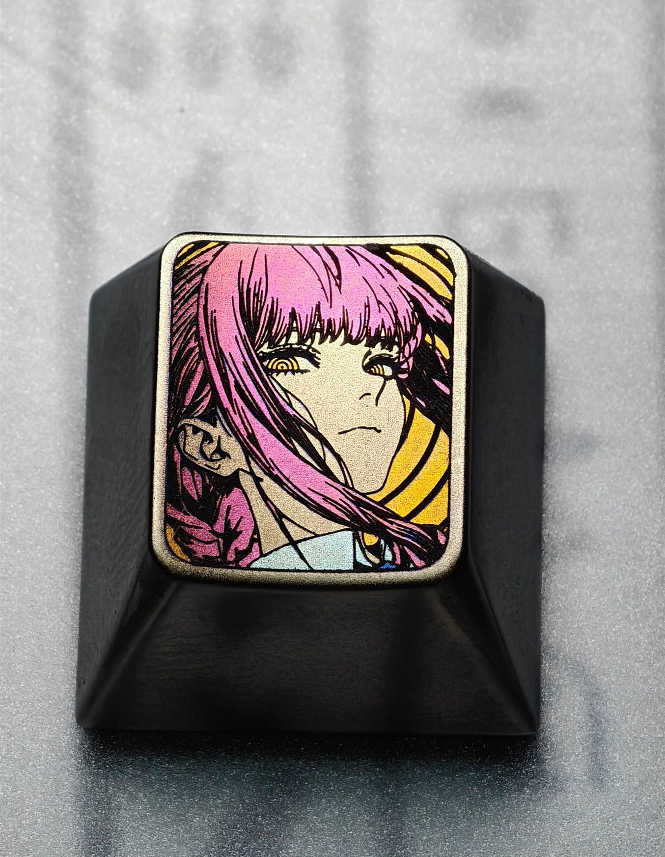Chainsaw Man,Makima, Titanium alloy process keycaps.