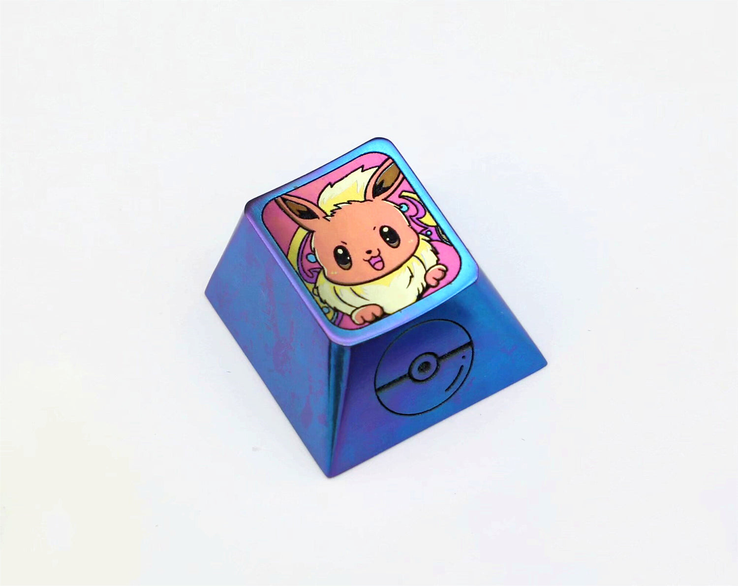 Pokémon, Gengar,Psyduck,Eevee, Titanium alloy ice crystal keycaps