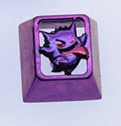 Gengar full body, titanium alloy relief Genggui metal personalized keycaps, keyboard decorative keycaps