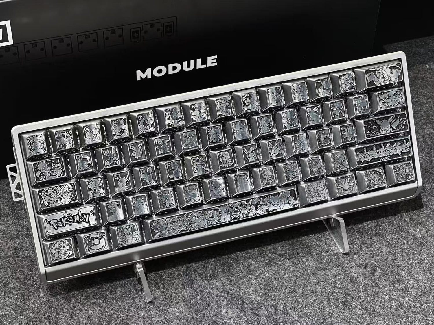 Pok é mon Theme, Metal Personalized Keycap Set Keycaps, Game Anime Theme Personalized Keycaps