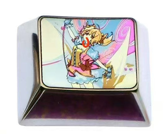 Puella Magi Madoka Magica,1U、1.25U、2.25U、6.25U、7U, Titanium alloy personalized keycaps