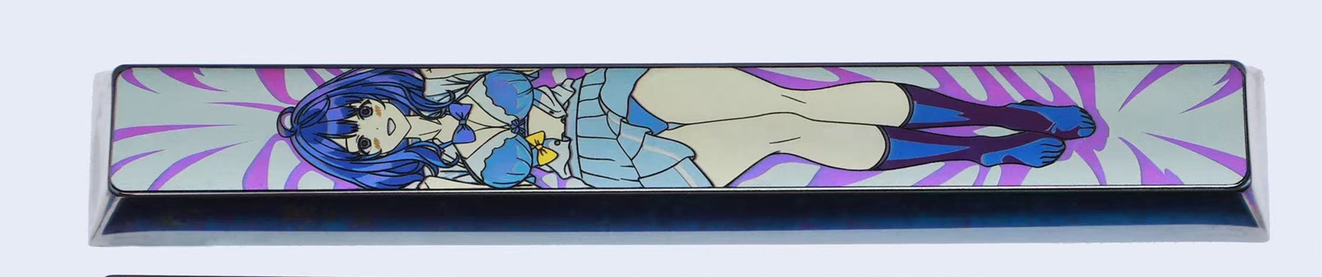 too many losing heroines! , 6.25U/7U Spacebar Titanium Alloy Personalized Keycaps, Anime and Game Metal Carving Cultural Creative Keycaps