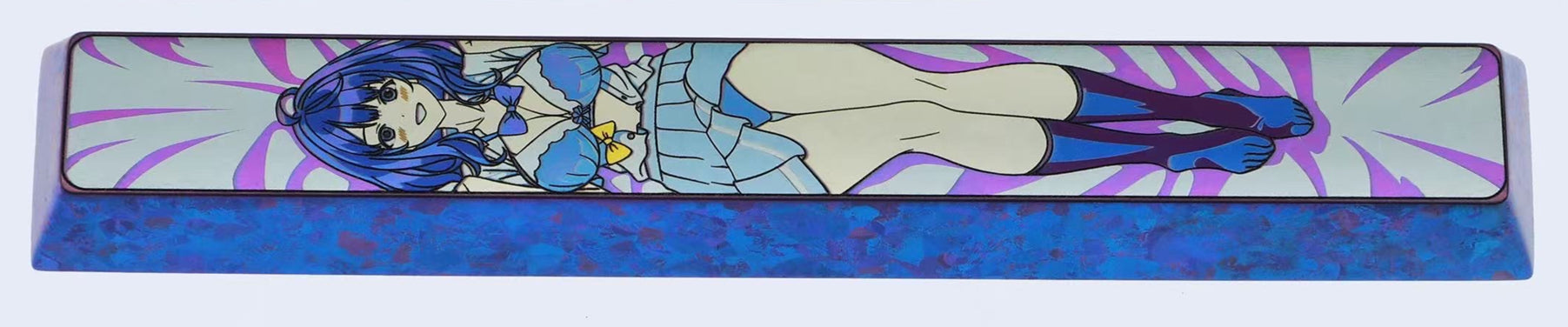 too many losing heroines! , 6.25U/7U Spacebar Titanium Alloy Personalized Keycaps, Anime and Game Metal Carving Cultural Creative Keycaps