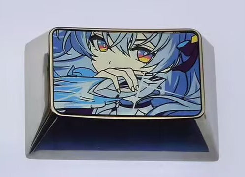 Firefly, AR-26710, 1U/1.5U titanium alloy personalized keycaps, metal decorative keycaps, gaming keycaps