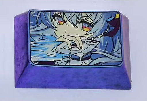 Firefly, AR-26710, 1U/1.5U titanium alloy personalized keycaps, metal decorative keycaps, gaming keycaps