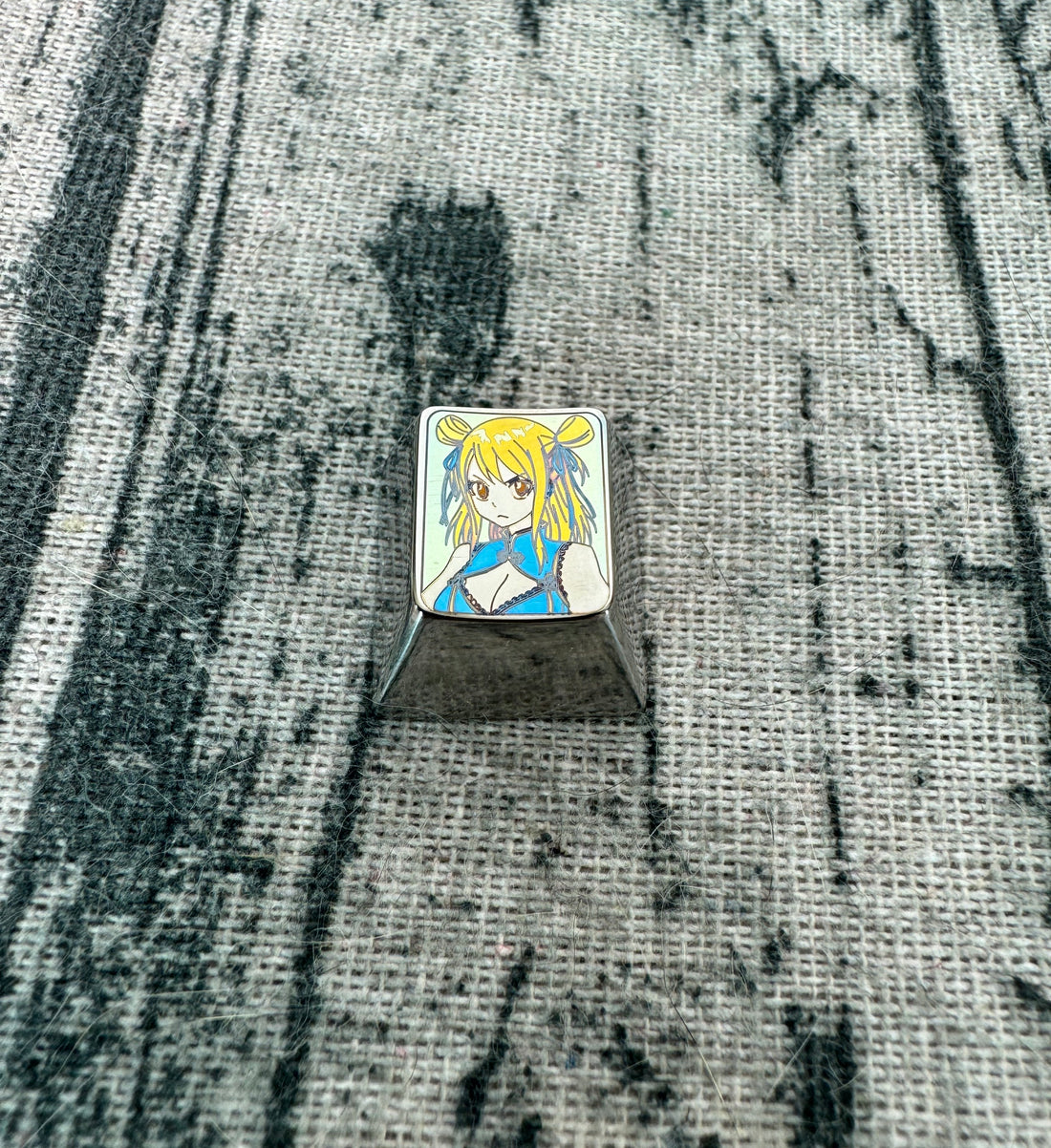 FAIRY TAIL, Colored titanium alloy carved keycaps, personalized keycaps for mechanical keyboards