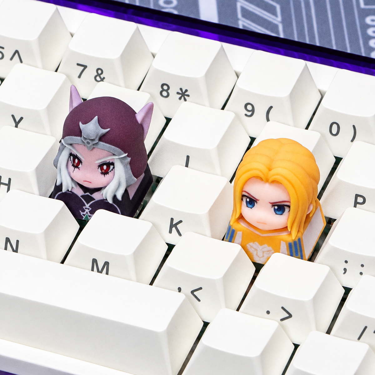 World of Warcraft series secondary creative keycaps, 3 D printing, not corroded or faded, three-dimensional modeling, anime, gaming, cultural creativity, personalized keycaps, mechanical keyboard decoration keycaps
