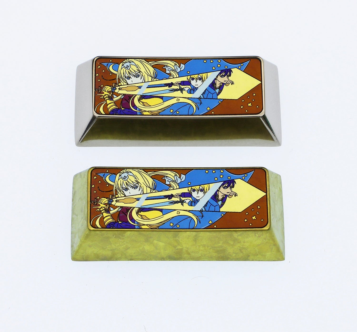 Sword Art Online, 2.25U titanium alloy carved personalized keycaps, keyboard decorative keycaps