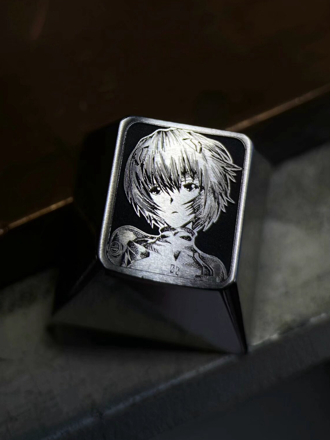 EVA,Asuka Langley Soryu.Ayanami Rei,1U black and white precision carving
