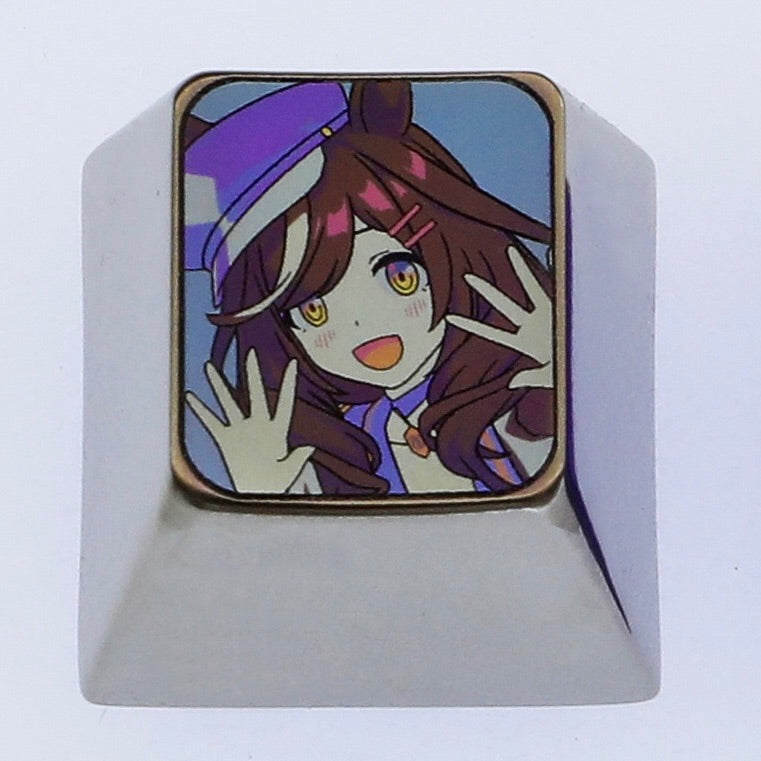 Matikanetannhauser, 1U titanium alloy personalized keycap, mechanical keyboard metal decorative keycap