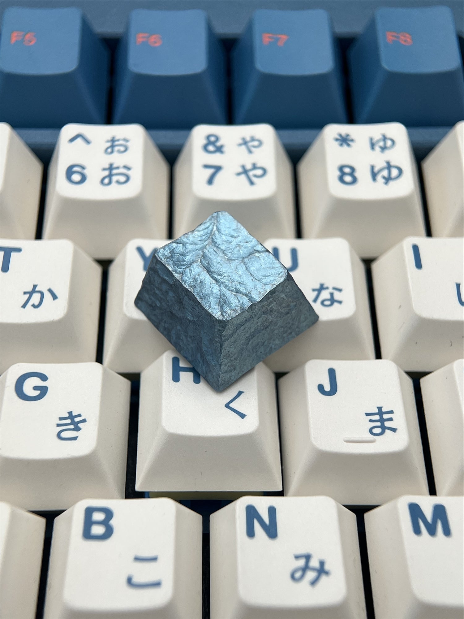 Mountain Rock, 1U hammer titanium alloy personalized keycap, mechanical keyboard decorative keycap