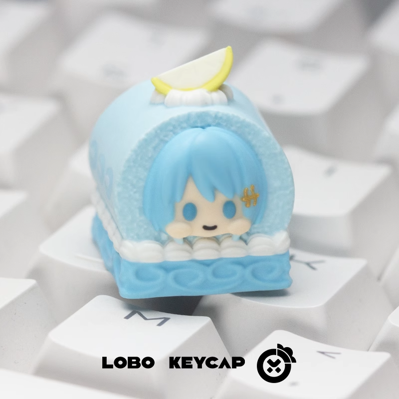 Puella Magi Madoka Magica, Cake Roll Theme Series, Personalized Resin Art Keycaps