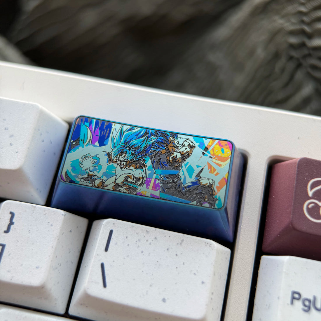 Dragon Ball, 2U Backspace Key Titanium Alloy Personalized Keycap, Anime Game Culture Creative Decorative Keycap