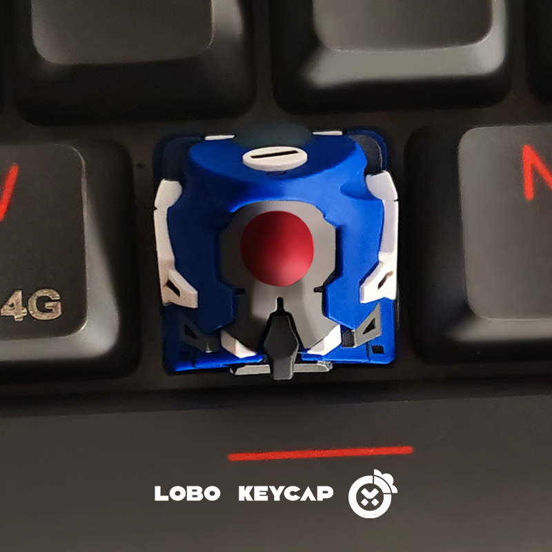 EVA, Mech series, multi-color resin personalized keycaps, creative handmade keycaps for anime and gaming peripherals