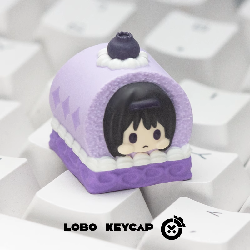 Puella Magi Madoka Magica, Cake Roll Theme Series, Personalized Resin Art Keycaps