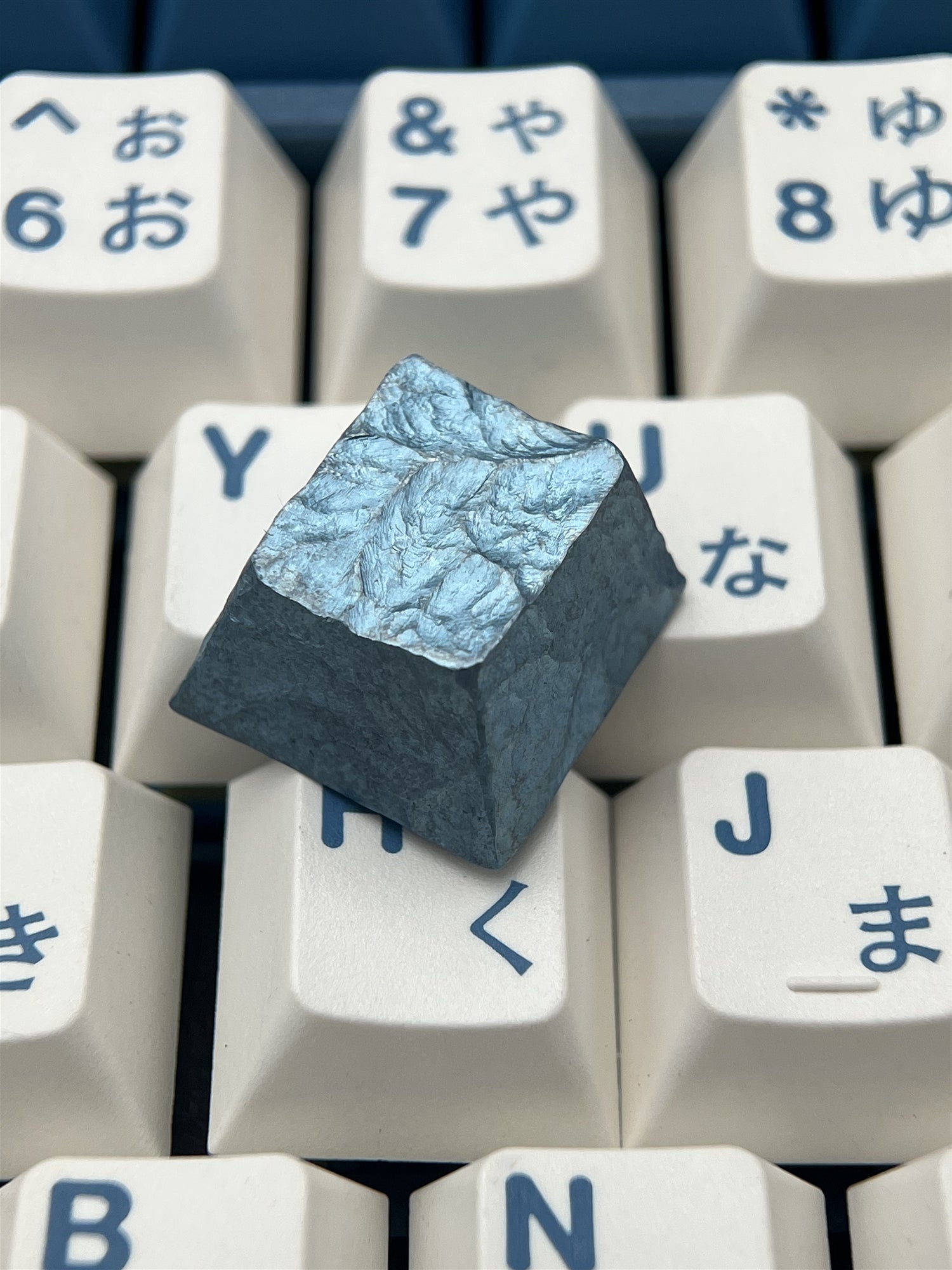Mountain Rock, 1U hammer titanium alloy personalized keycap, mechanical keyboard decorative keycap