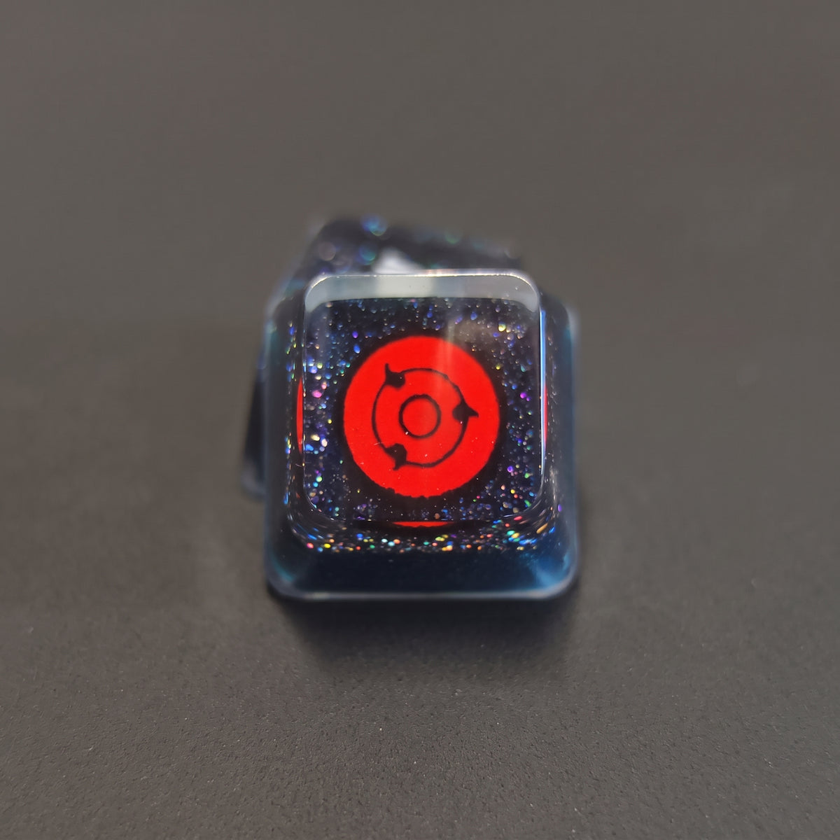 NARUTO theme, NARUTO symbol/ logo,crystal resin personalized keycaps, game culture creative keycaps, Mechanical keyboard decorative keycaps