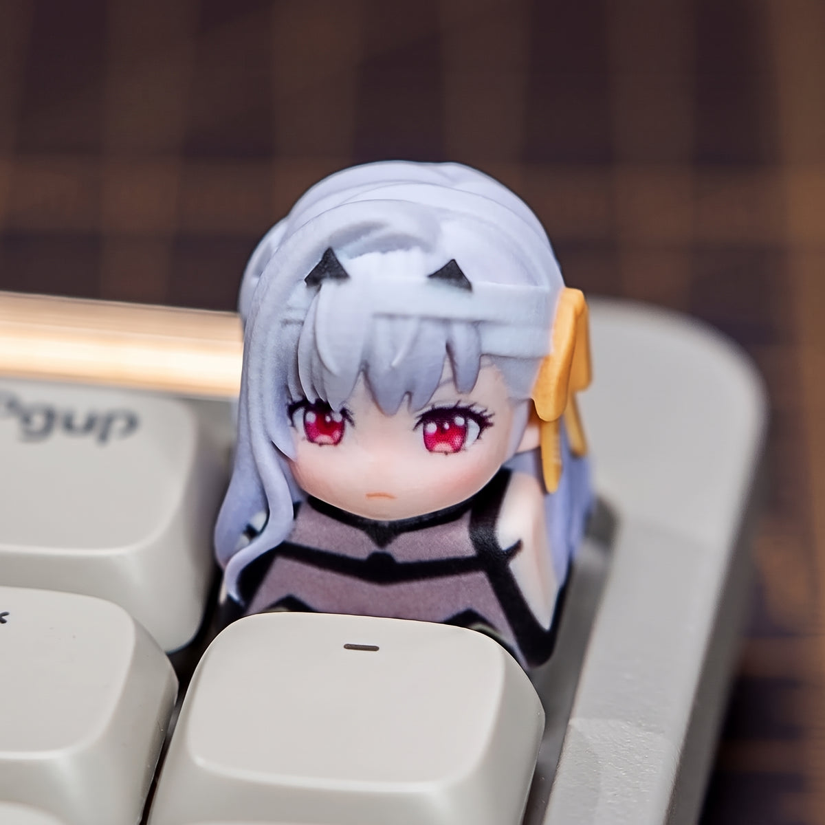 NIKKE:The Goddess of Victory,3D printing, not corroded or faded, three-dimensional modeling, anime, gaming, cultural creativity, personalized keycaps, mechanical keyboard decoration keycaps