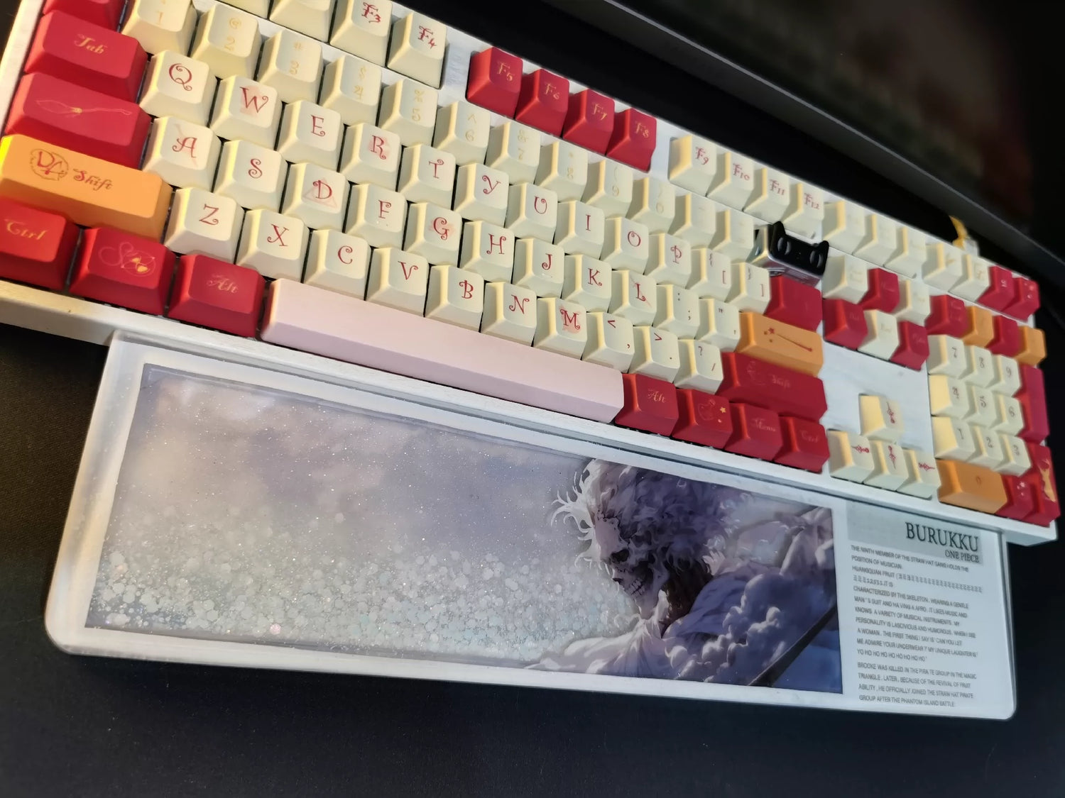 One Piece, Burukku keyboard resin handle, palm rest, keyboard peripheral accessories