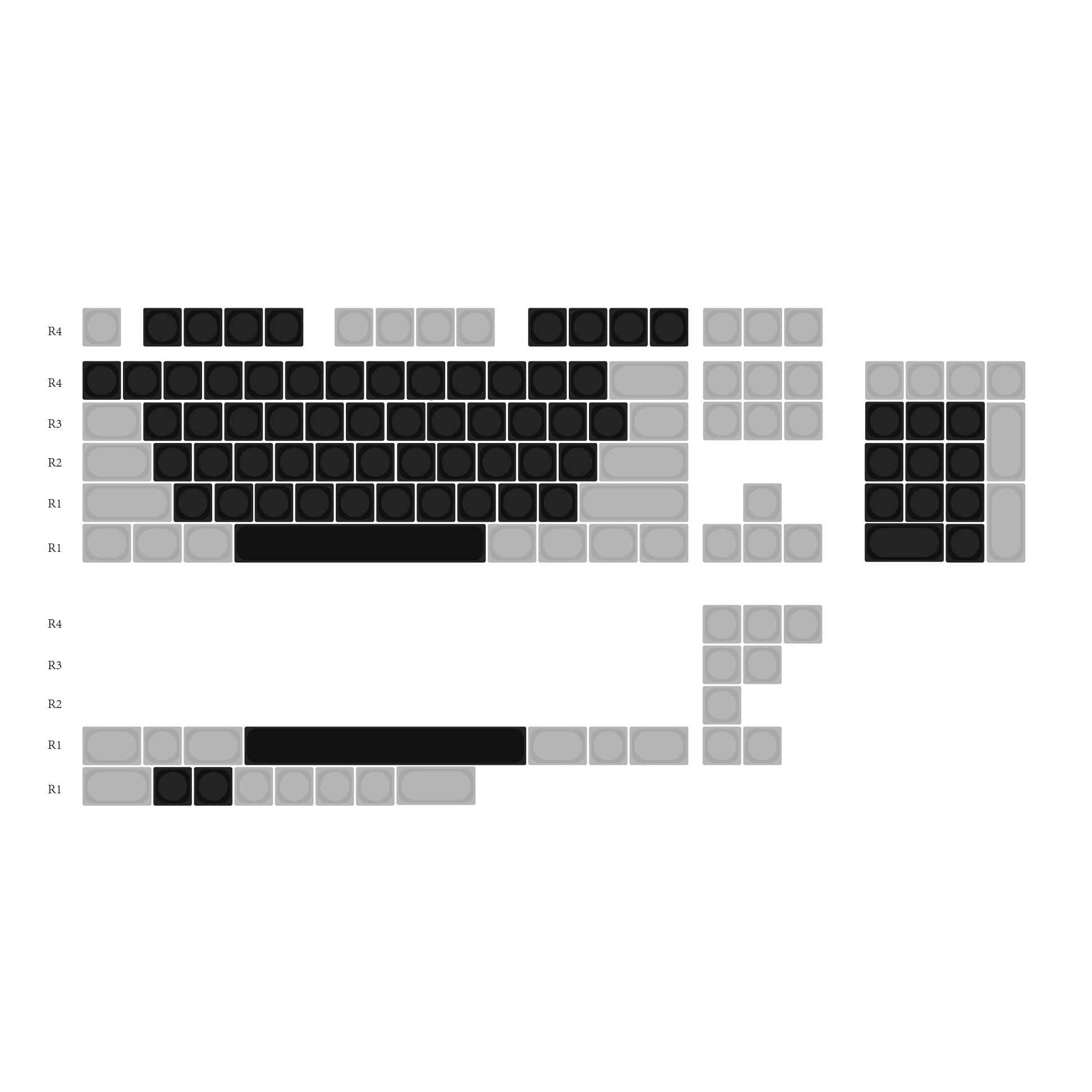 Floating Shadow · Aluminum Alloy Metal Keycap Matte Texture Customization Keycap Set, Personalized Metal Keycap Set. Customized keycaps for creative culture
