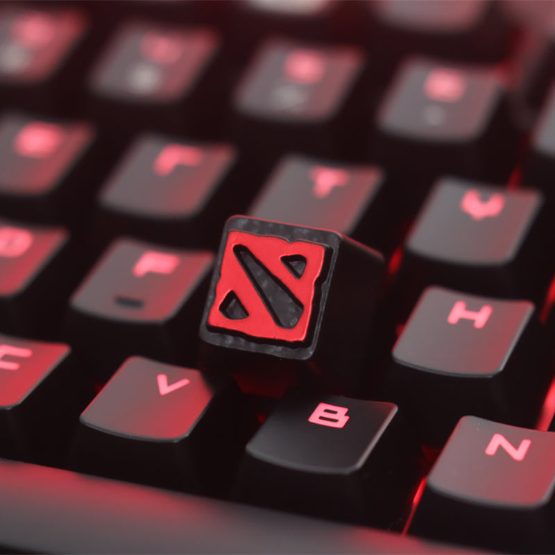 DOTA2 turret game peripheral logo mechanical keyboard zinc aluminum alloy metal personalized keycap keys