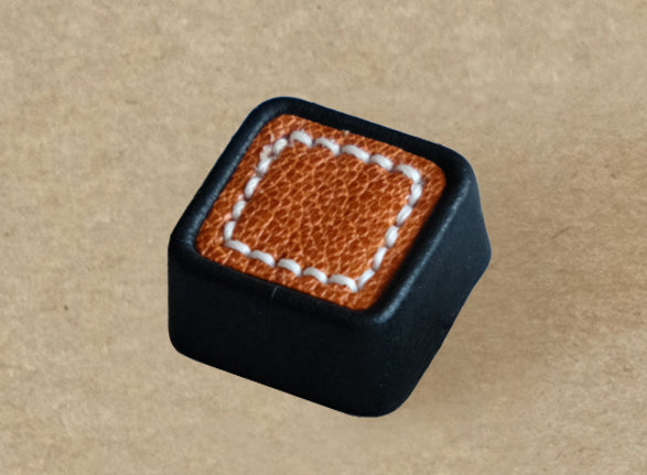 Genuine leather keycaps, personalized handmade retro style mechanical keyboard keycaps, three-dimensional keycaps, creative handmade keycaps
