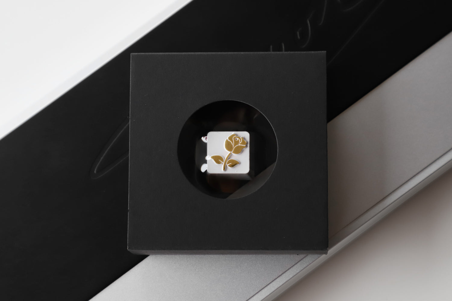 Love Letter Rose Metal Personalized Keycap Zinc Alloy, Metal Personalized Keycap, Minor Flaw Welfare