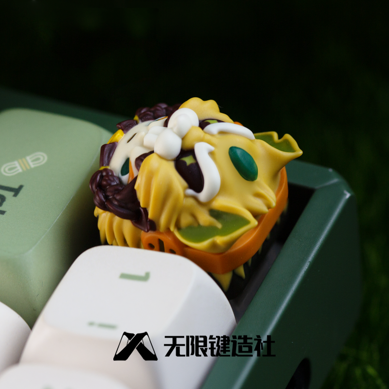 Original design, Chinese zodiac signs theme, multi-color resin molded personalized keycaps