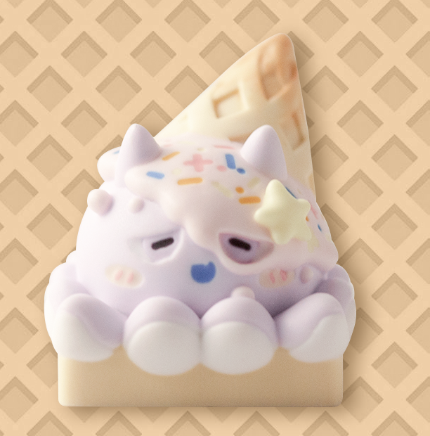 Egg tube series cute keycaps original personalized custom resin mechanical keyboard keycaps