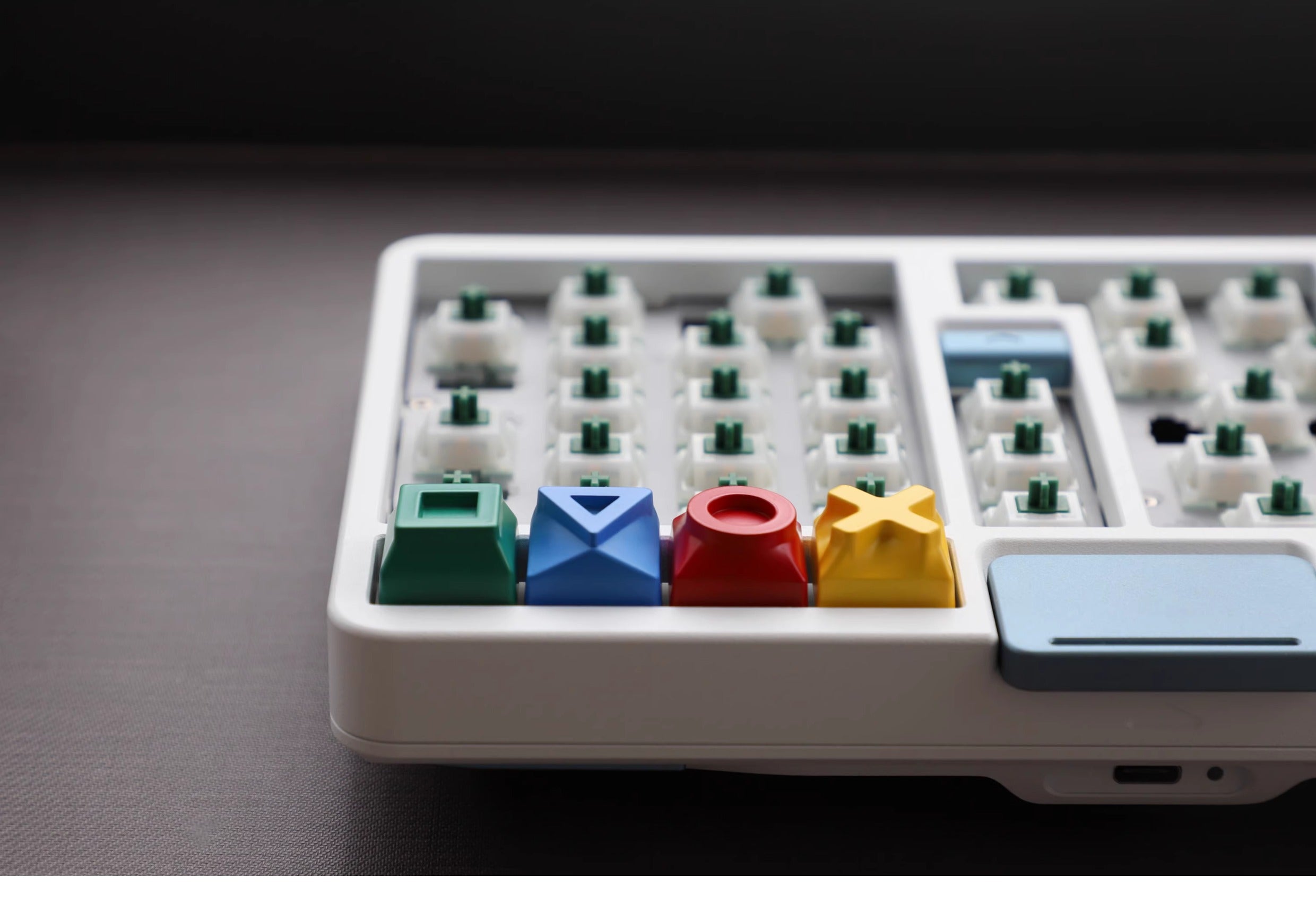 Metal keycaps, game console themed keycaps, mechanical keyboards, personalized keycaps, all metal game console keycaps, decorative keycaps