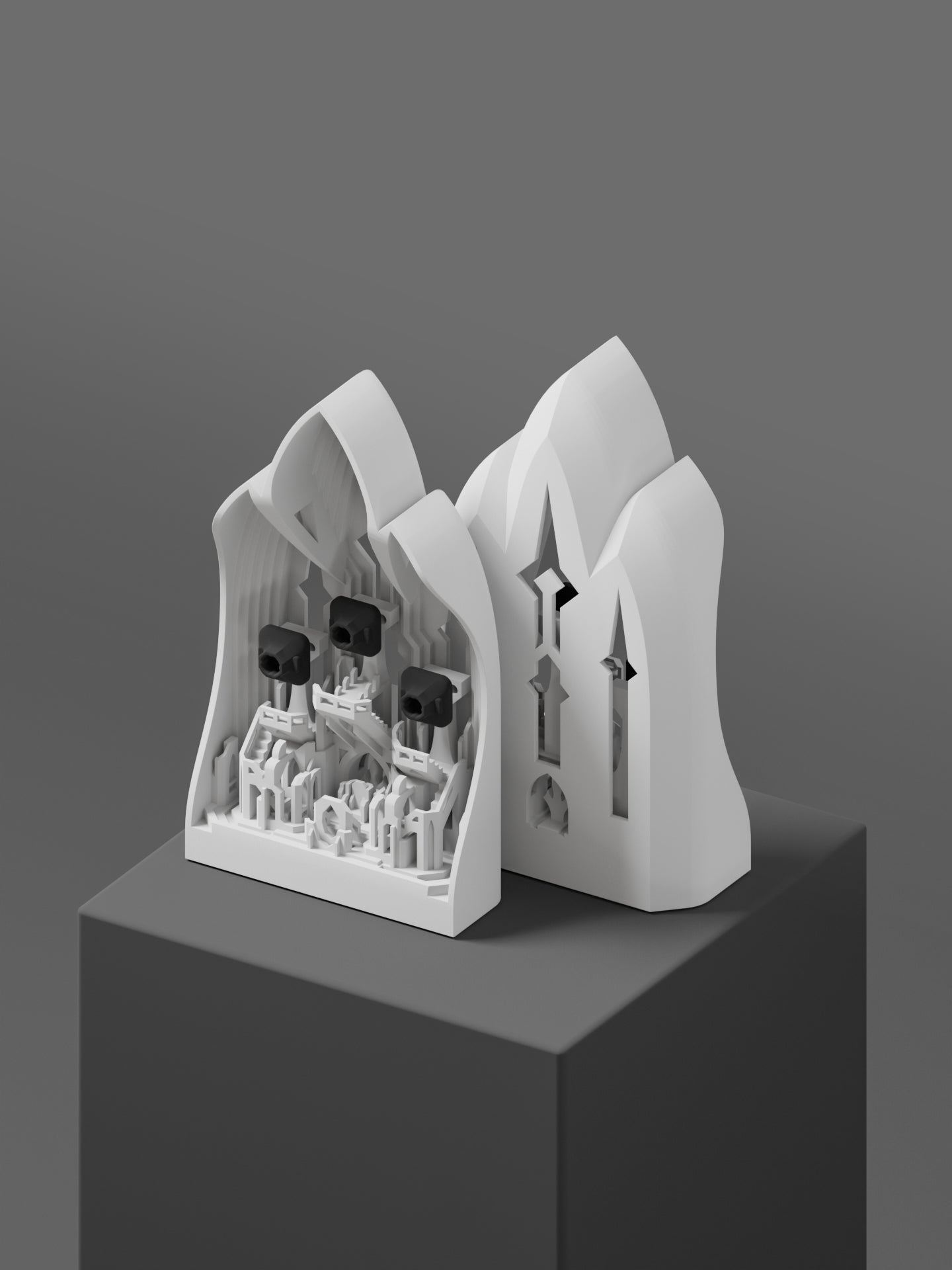 Personalized keycap display rack 3D printing molding in the hall