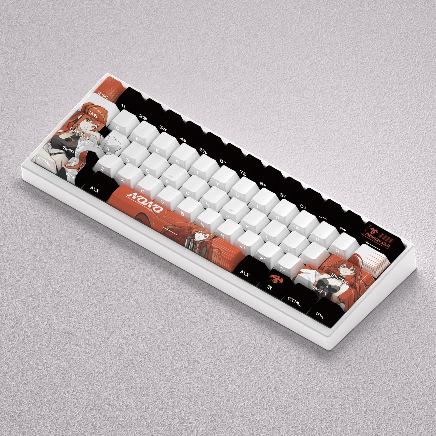 Dragon Witch Nono, Anime Game Creative Personalized Keycap Set PBT Material Original Factory Height Sublimation Printing