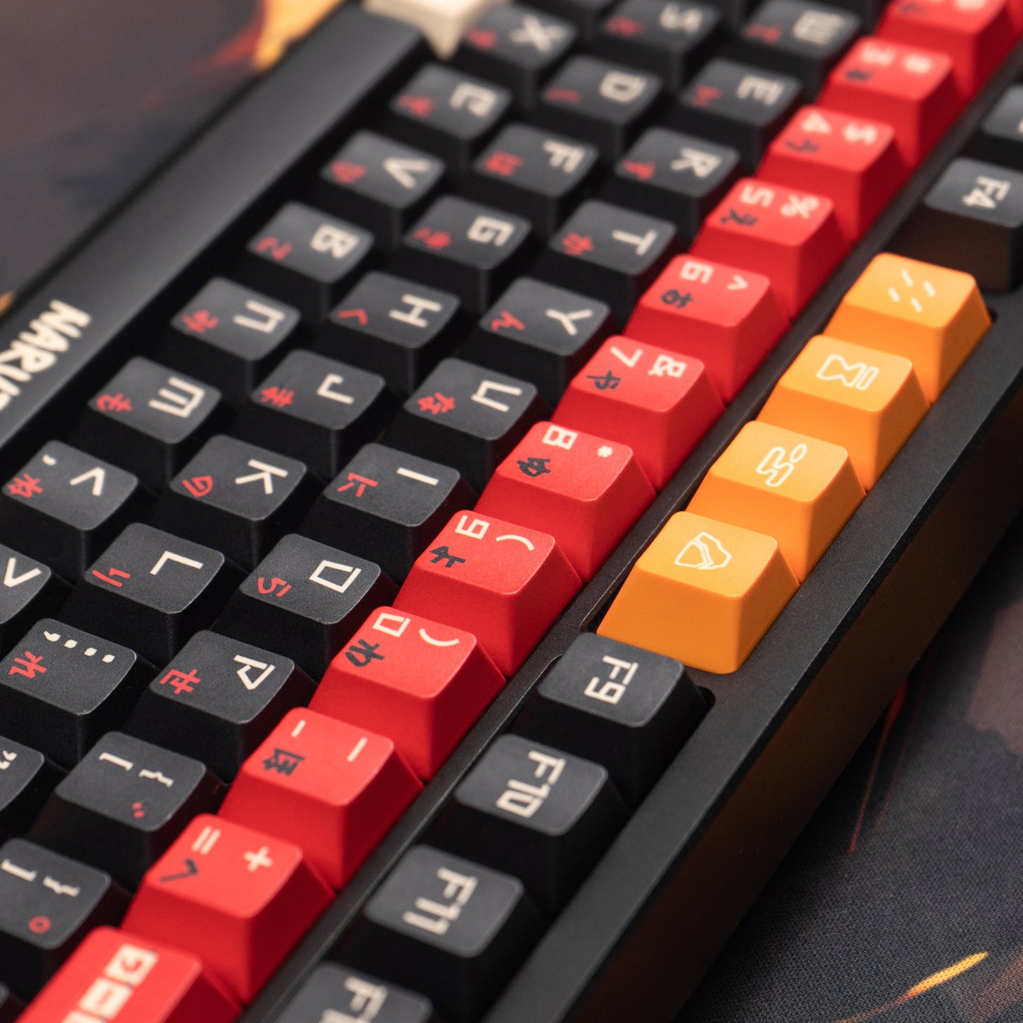 NARUTO -ナルト-theme mechanical keyboard set keycap animation peripheral anime PBT sublimation original factory height