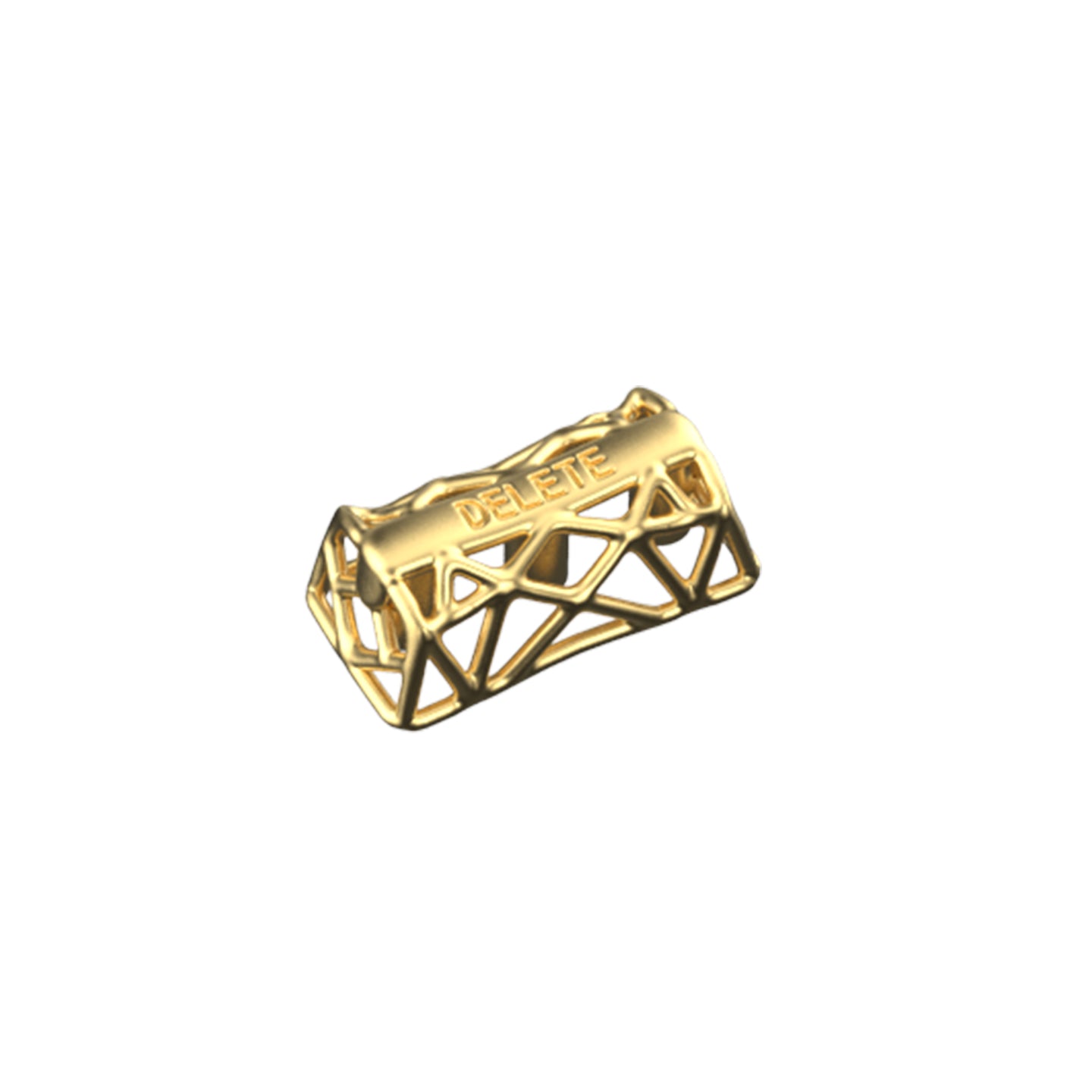 Imitation metal texture, hollow design, resin material, mechanical keyboard decorative keycaps with metal texture and personalized paint surface.