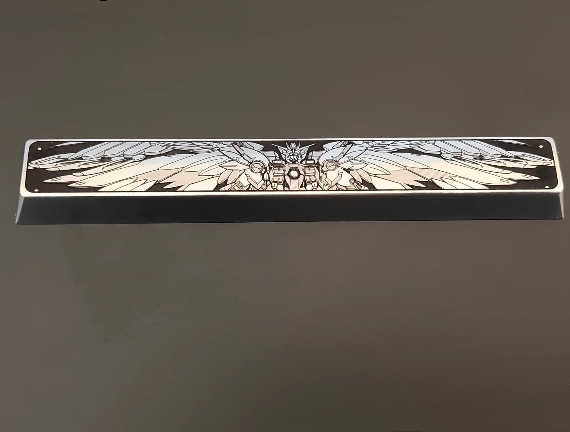 Gundam, Metal Spacebar Personalized Keycaps, Anime Game Culture Creative Mech Style Keycaps