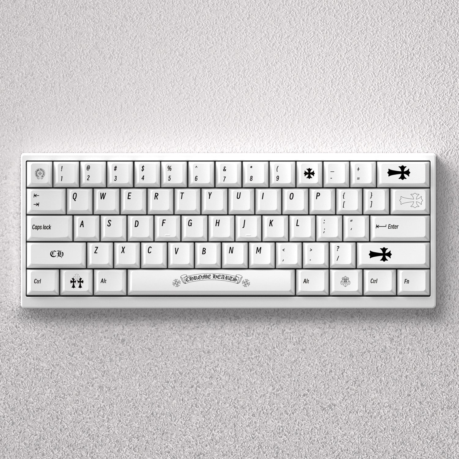 Chrome Hearts Theme, Anime Game Creative Personalized Keycap Set PBT Material Original Factory Height Sublimation Printing