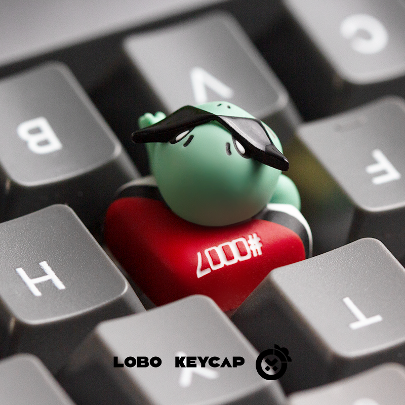 Pet Pok é mon series, multi-color resin molded personalized keycaps artisankeycaps, anime and gaming peripheral cultural keycaps