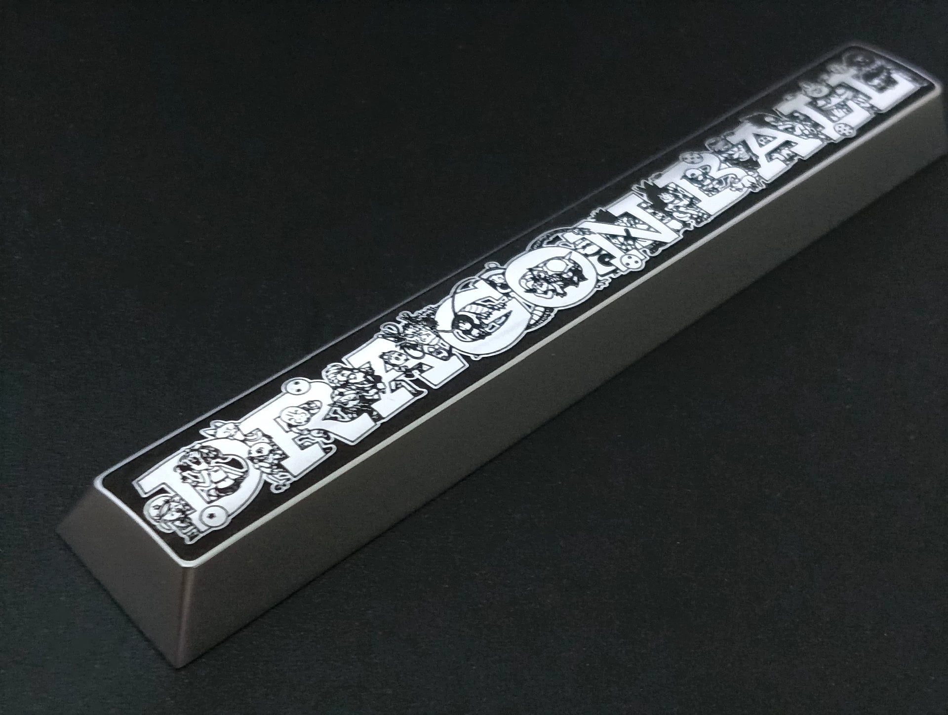 Dragon Ball themed spacebar, 6.25U metal personalized keycaps, cultural and creative keycaps for anime and gaming peripherals