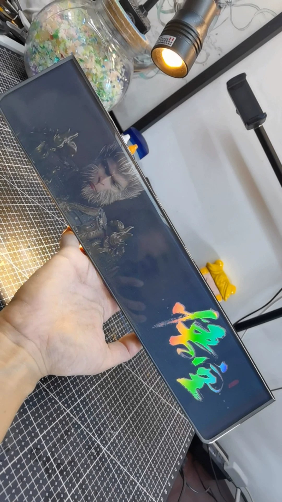 Black Myth: Wukong,Keyboard holder, Handmade custom resin hand support, keyboard accessories