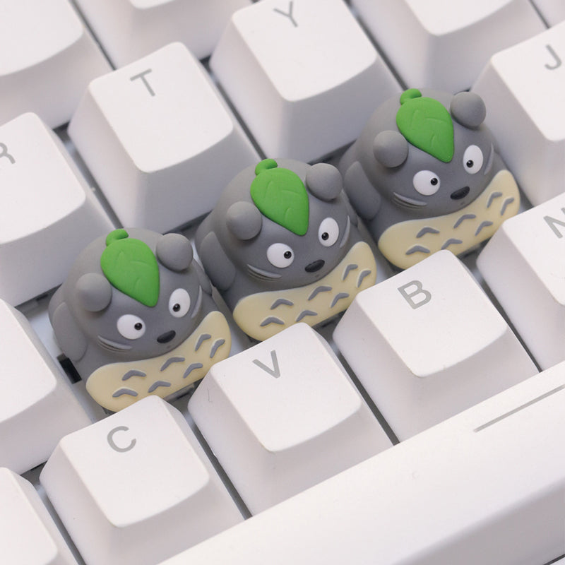 My Neighbor Totoro, Hayao Miyazaki, 1U multi-color resin molded artisankeycaps, anime creative cultural keycaps