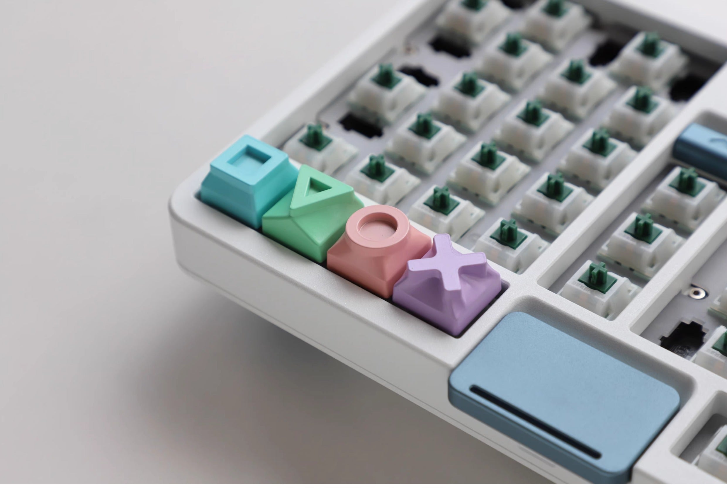 Metal keycaps, game console themed keycaps, mechanical keyboards, personalized keycaps, all metal game console keycaps, decorative keycaps